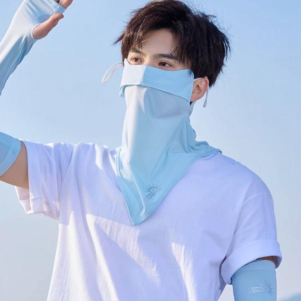 Khẩu Trang Lụa Polyester Chống Nắng Và Tia UV Dễ Thương WMES15H Dành Cho Nam Giới