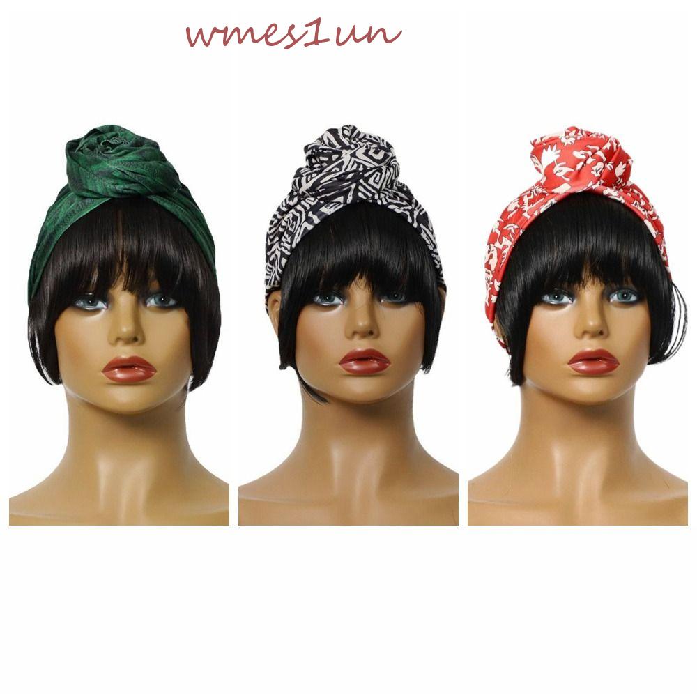 Tóc Giả Mềm Tự Nhiên Chịu Nhiệt WMES15H Cho Nữ Màu Đen