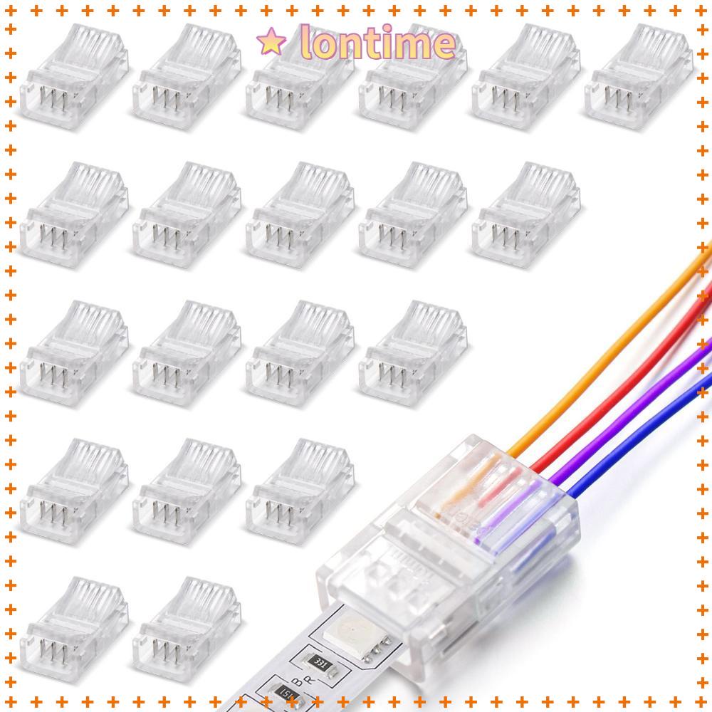 10 Đầu Nối Đèn LED Chất Lượng Cao 5V 12V 24V RGB