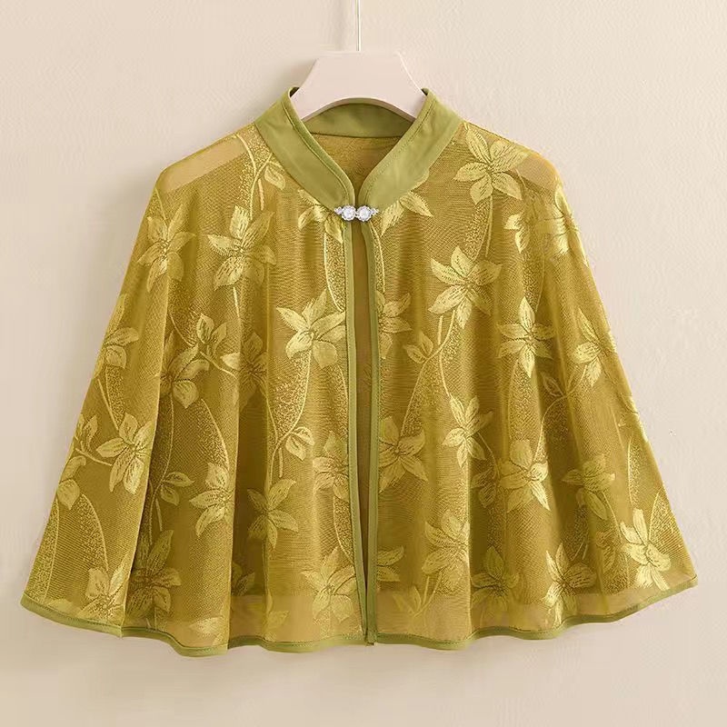 Áo Choàng Sườn Xám Vải Voan tulle Chống Nắng Phong Cách vintage Thời Trang Mùa Hè Mới 2023 | BigBuy360 - bigbuy360.vn