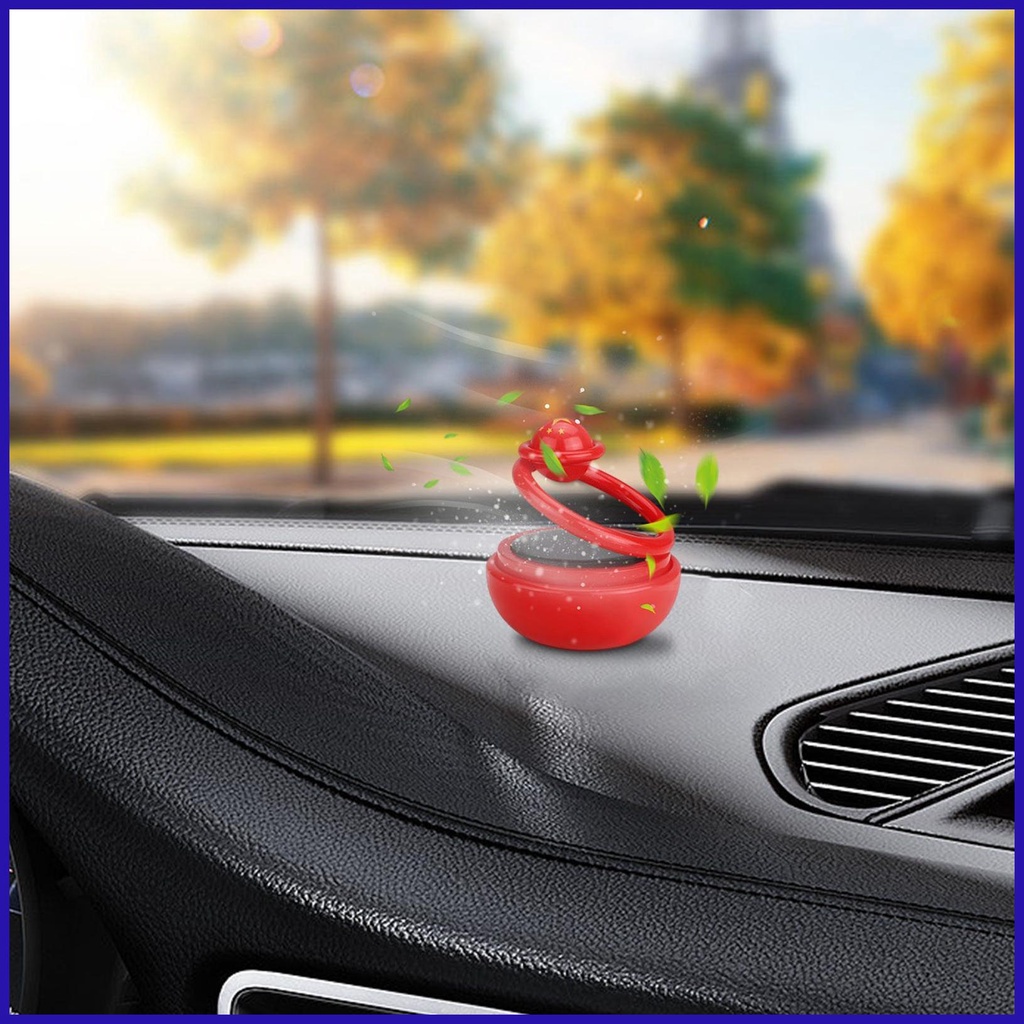 Máy Khuếch Tán Năng Lượng Mặt Trời Xoay Tự Động Trang Trí Xe Hơi