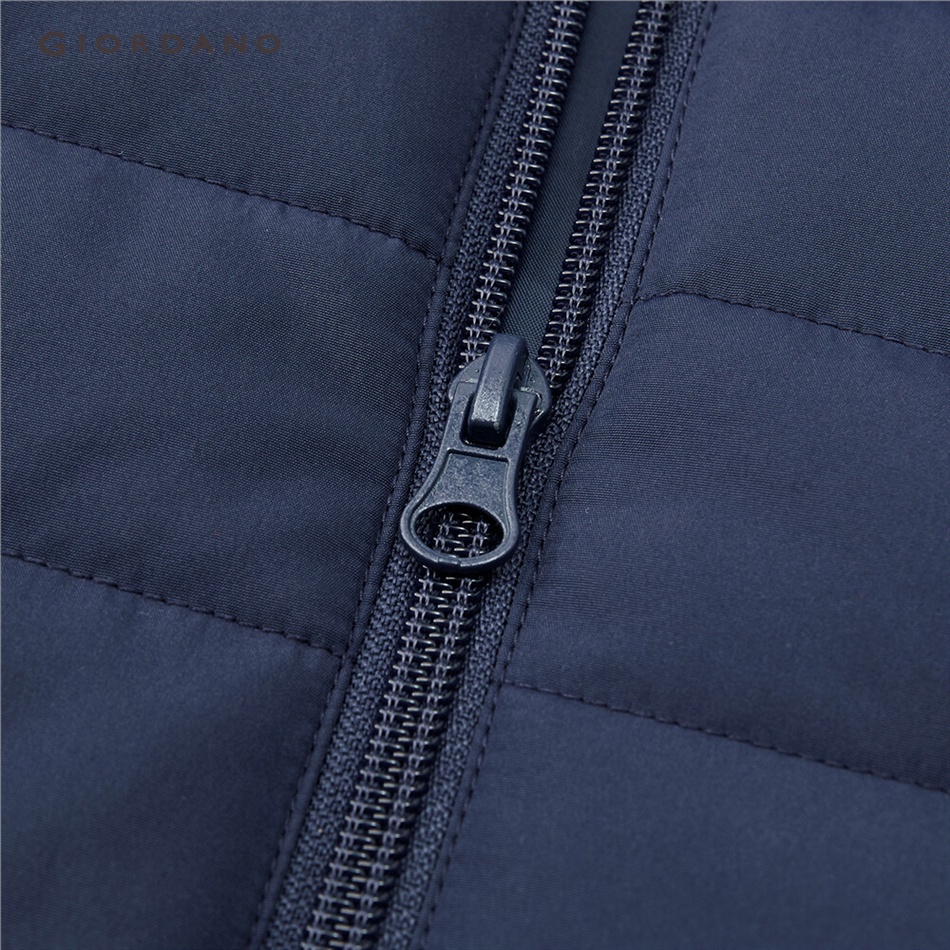 Giordano Nam Giới Áo Khoác Có Mũ Trùm Đầu Màu Trơn Nhiều Túi 13072817