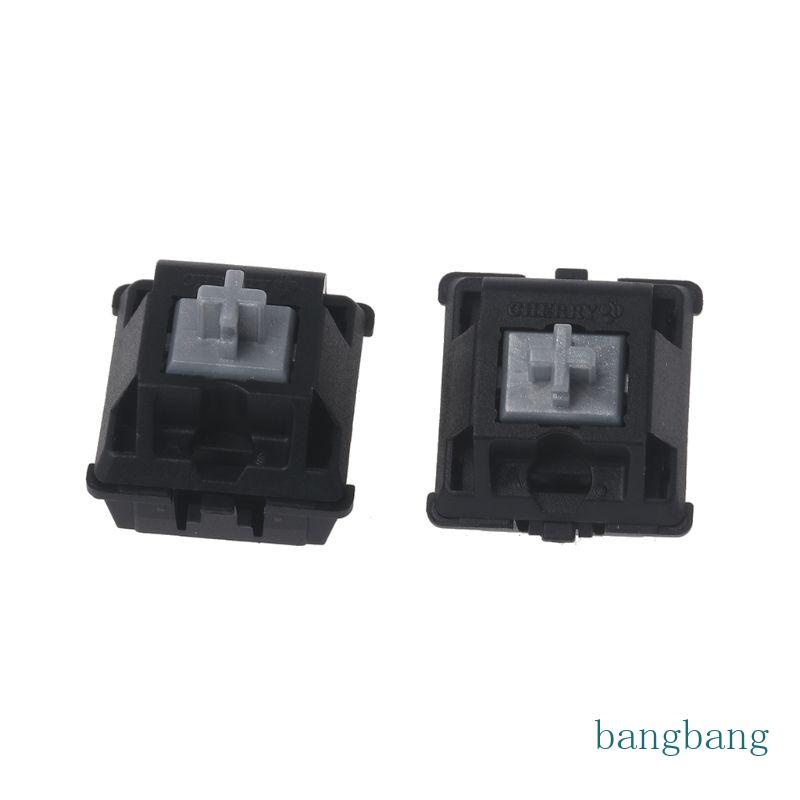 Set 2 Công Tắc Màu Bạc Cherry 3 Chấu Chính Hãng MX Dành Cho Bàn Phím Cơ DIY