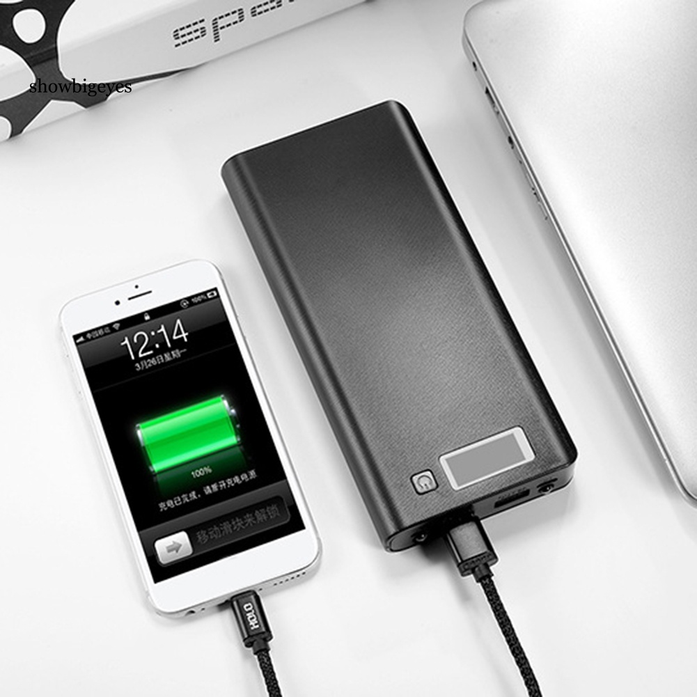 Vỏ Đựng Pin Sạc Dự Phòng Tự Làm Màn Hình LCD 18650