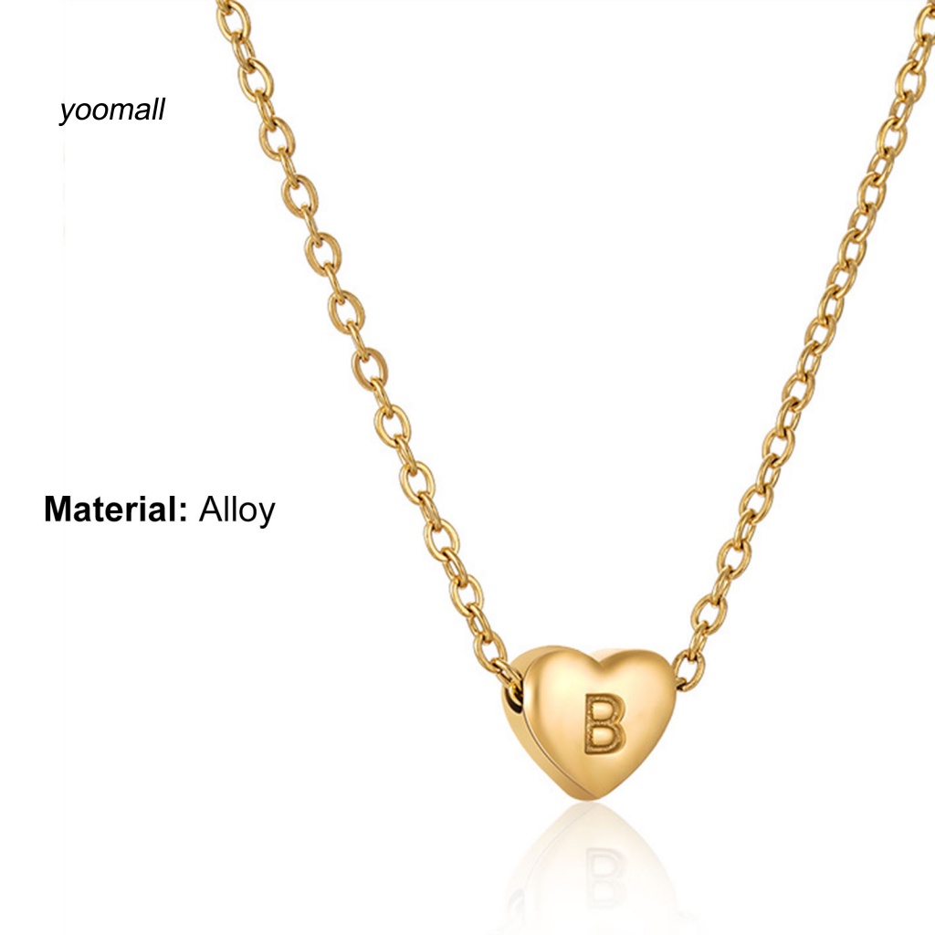 Vòng cổ Mạ Điện Mặt Chữ O Đơn Giản Cho Nữ