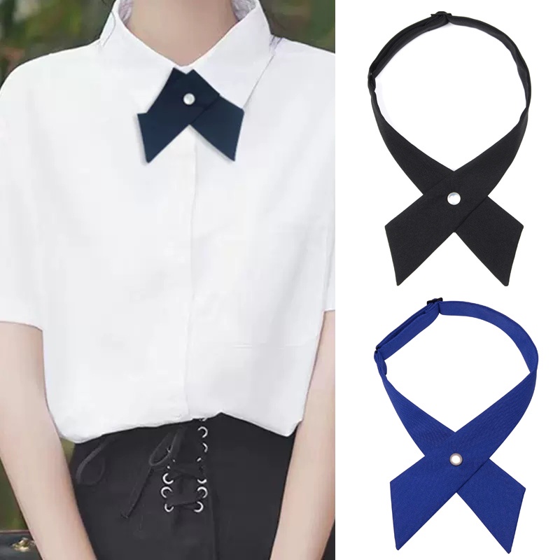 Cà Vạt Nơ Màu Trơn Có Thể Điều Chỉnh Phong Cách Anh Quốc Thời Trang Công Sở Cho Nam Và Nữ