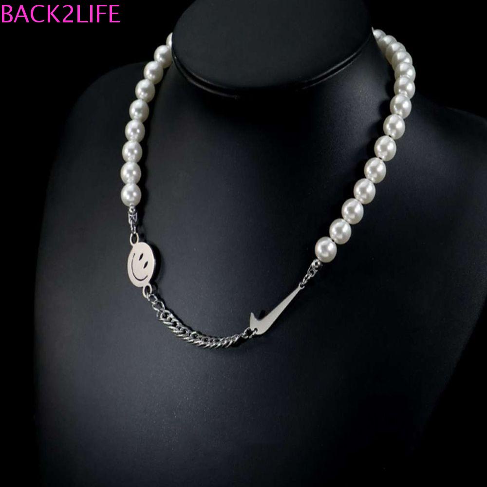 Vòng cổ Mặt Cười Đơn Giản Tinh Xảo 2Lilife Phong Cách Hip-Hop