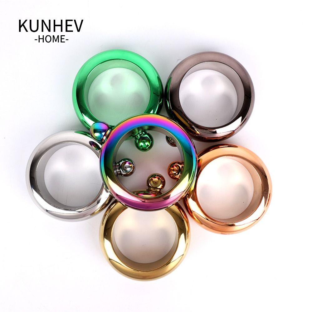 KUNHEV Bình Đựng Rượu Bằng Thép Không Gỉ 3.5 oz Có Thể Tái Sử Dụng