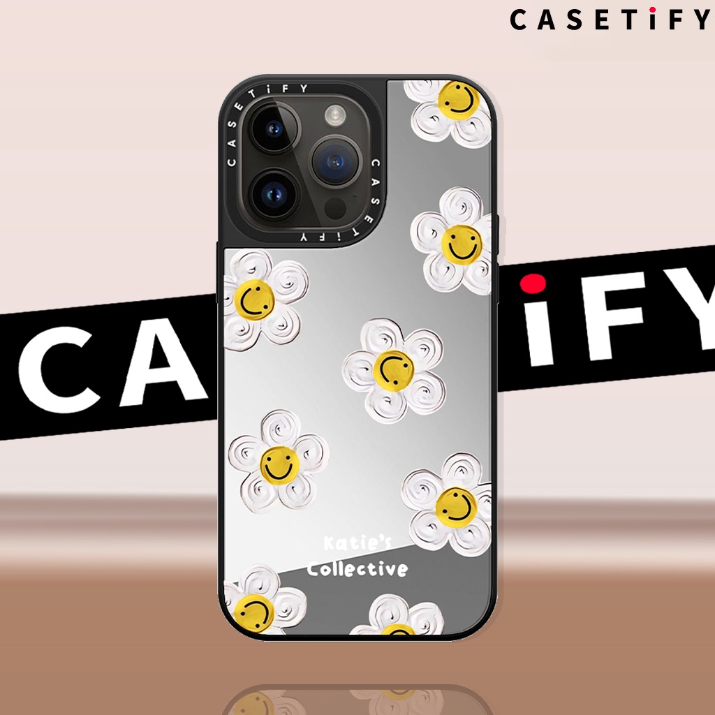 Ốp Điện Thoại Họa Tiết Hoa Cúc Mặt Cười Dễ Thương Cho iPhone14ProMax iP13Pro 13 iPhone11 12Promax 13Promax 12 13 14