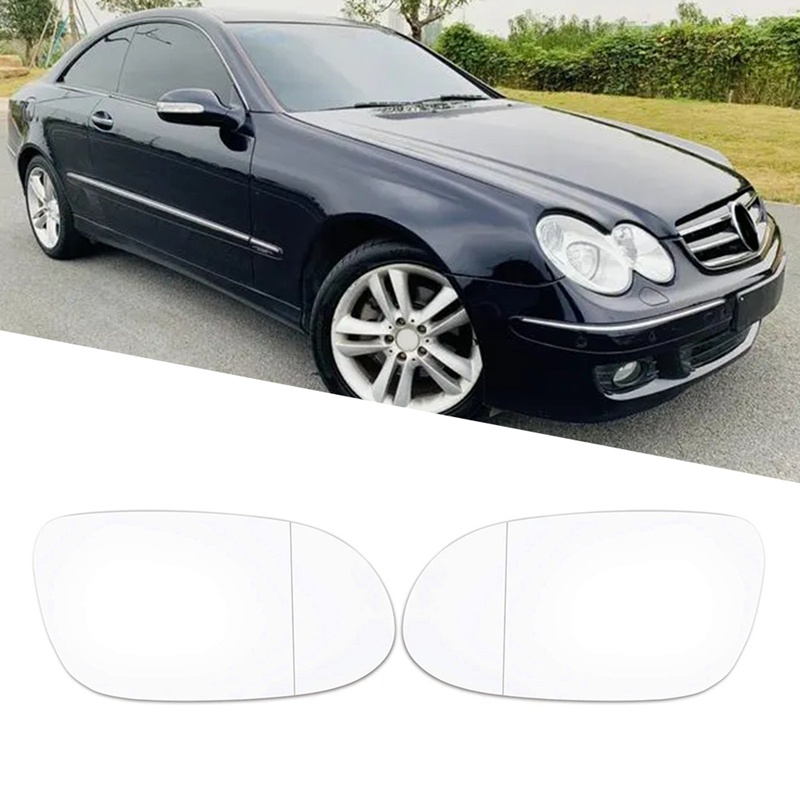 1 Cặp Kính Chiếu Hậu Hình Đôi Cánh Thiên Thần 2088100121 2088100421 Cho Mercedes-Benz CLK SLK A-Class 1997-2008
