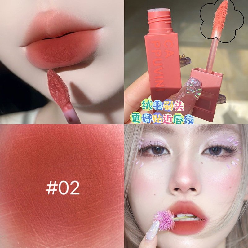 Son Môi Cappuvini Chống Thấm Nước Lâu Trôi Không Dễ Phai Màu