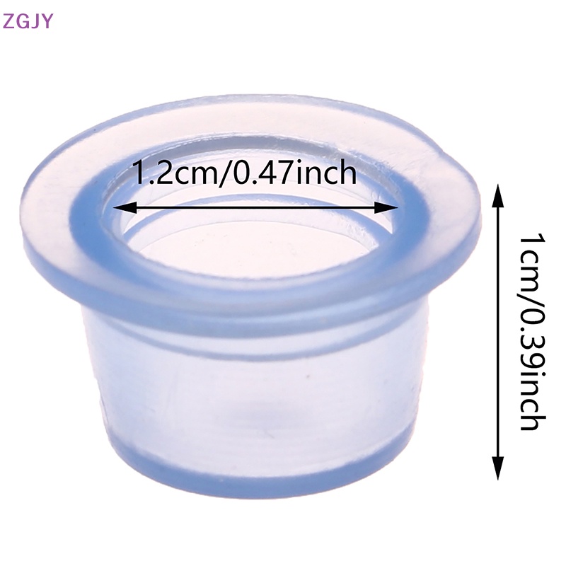 Set 100 Cốc Silicone Trong Suốt Đựng Mực Xăm Mới