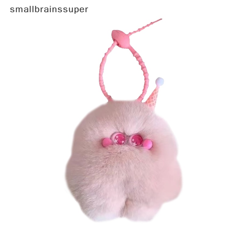 Móc Chìa Khóa Xe Hơi Bằng Lông Nhung Hình Thỏ Dễ Thương Xinh Xắn