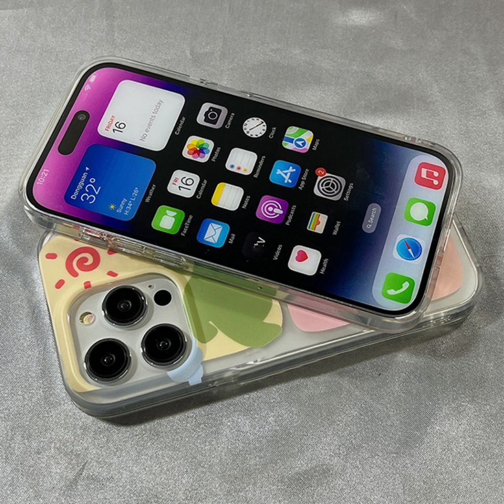 Ốp Điện Thoại TPU Mềm Chống Sốc Họa Tiết Cây Dừa Mùa Hè Cho IPhone 14 13 12 11 Pro Max X XR 8 7 Plus