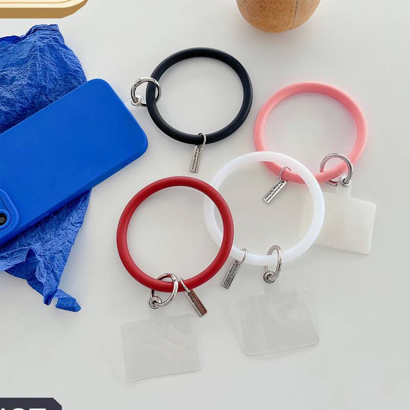 Vòng Đeo Tay Chống Thất Lạc Bằng Silicon Mềm Gắn Điện Thoại Tiện Dụng