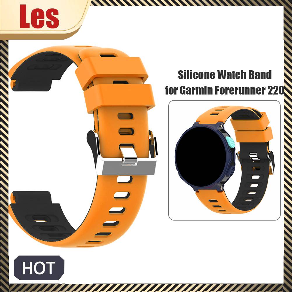 Dây Đeo Silicone Cho Đồng Hồ Thông Minh Garmin Forerunner 220 / 230 / 235 / 620 / 630 / 735xt