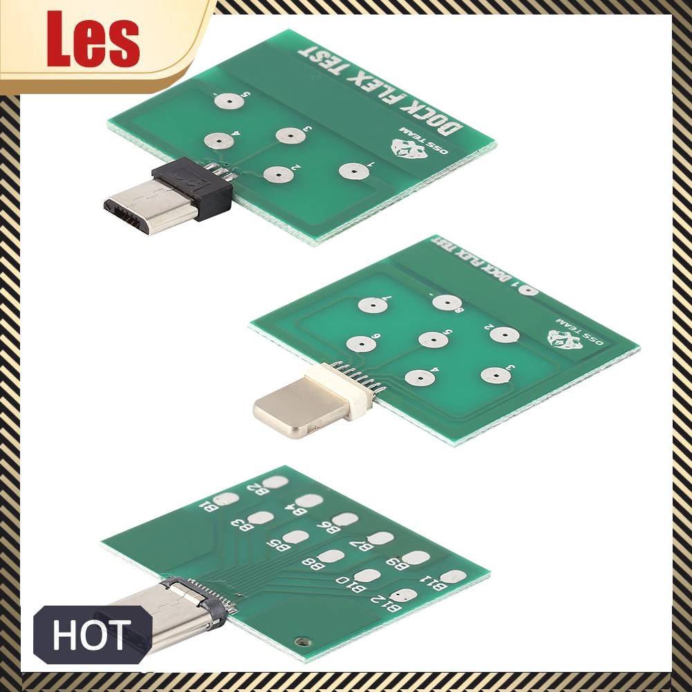 Bảng Mạch Kiểm Tra Nguồn Pin Micro 8 Pin Type-C Dành Cho Điện Thoại Android