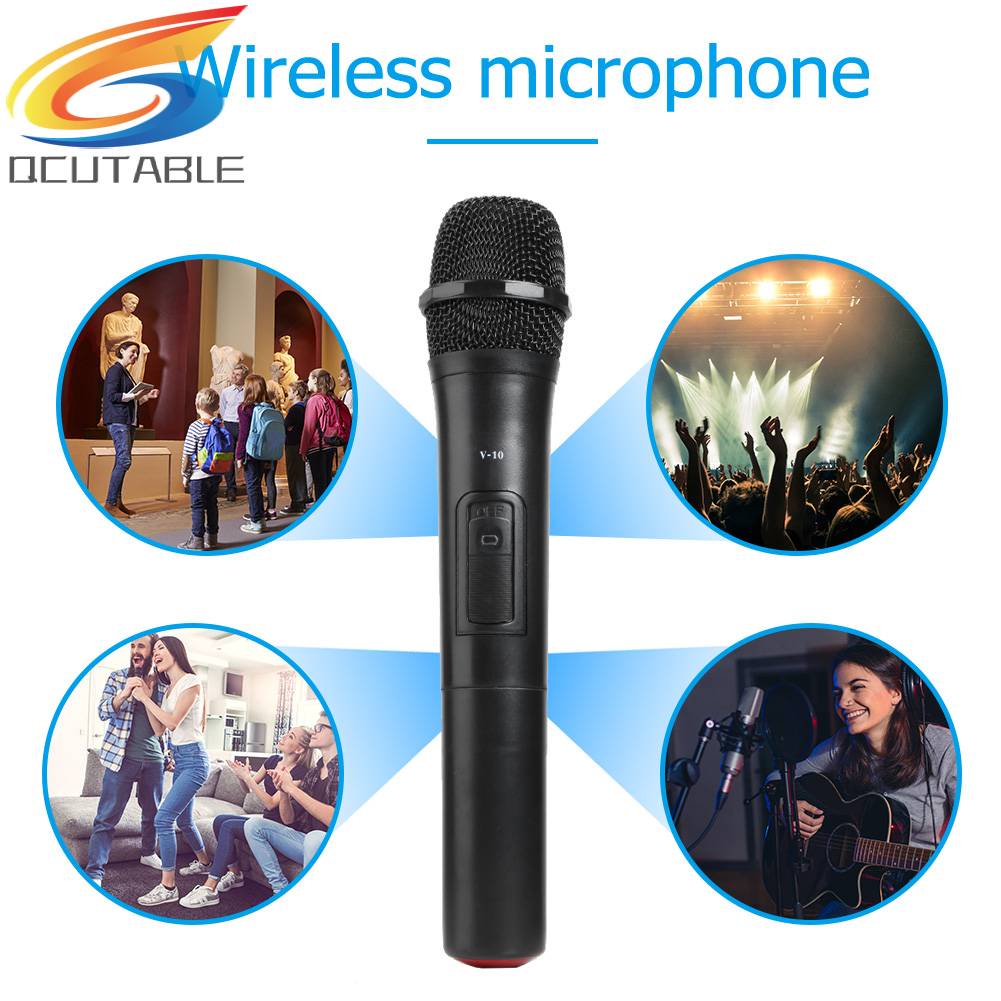 Micro Cầm Tay Không Dây V10 Chuyên Nghiệp Dùng Để Hát Karaoke