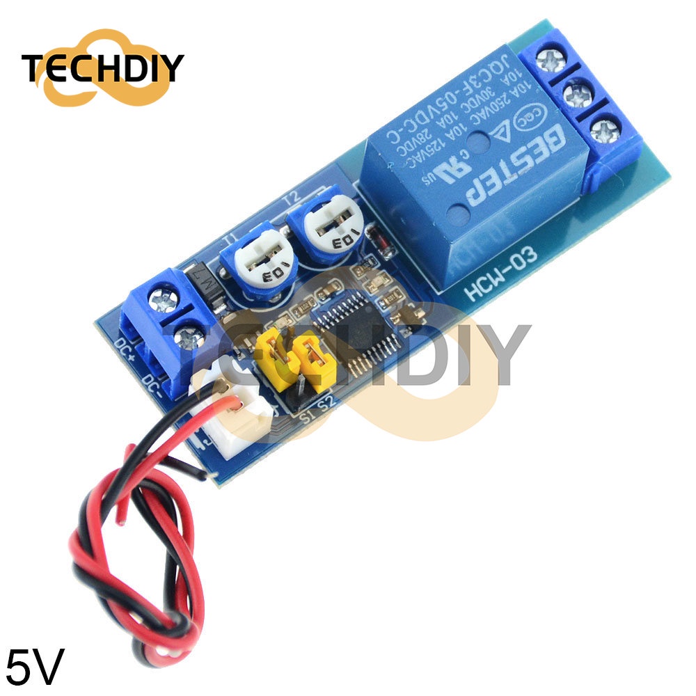 Rơ Le Thời Gian DC 5V 12V 24V 0-100 Phút