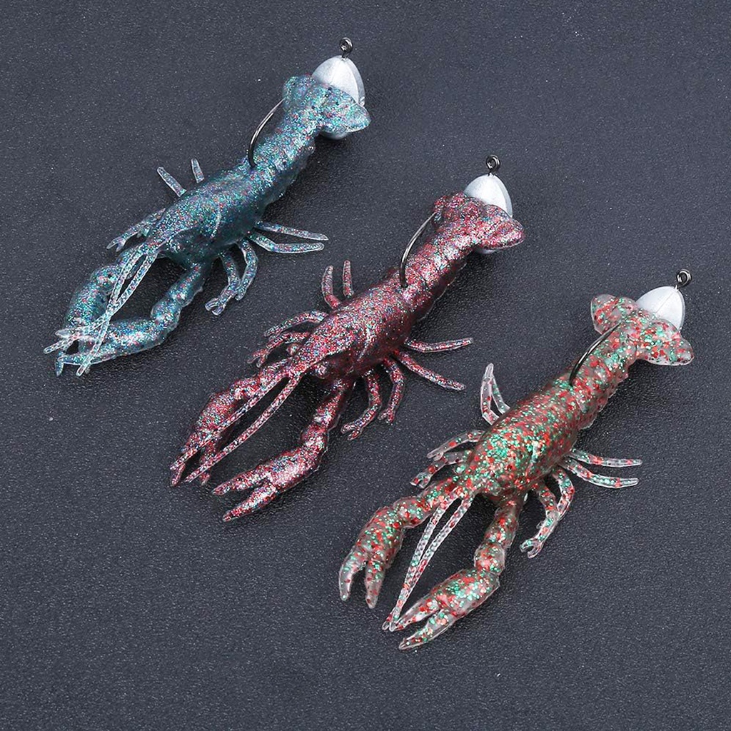 Mồi Câu Cá Giả Hình Tôm Mềm 13cm / 136g