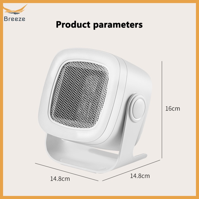 Quạt Sưởi 800w 45db Góc Rộng 90 Độ Ít Ồn Tiện Dụng Cho Phòng Khách / Phòng Ngủ / Văn Phòng