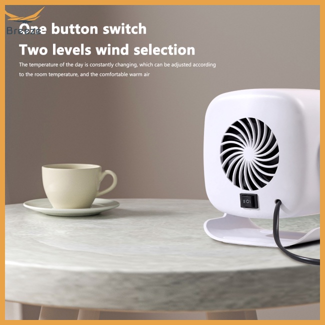 Quạt Sưởi 800w 45db Góc Rộng 90 Độ Ít Ồn Tiện Dụng Cho Phòng Khách / Phòng Ngủ / Văn Phòng