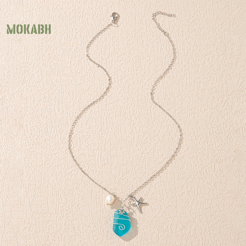 Vòng cổ Đeo Cổ Chống Mòn Chống Gỉ Có Thể Điều Chỉnh Được Kèm Mặt Dây Thời Trang Đi Biển Cho Nữ