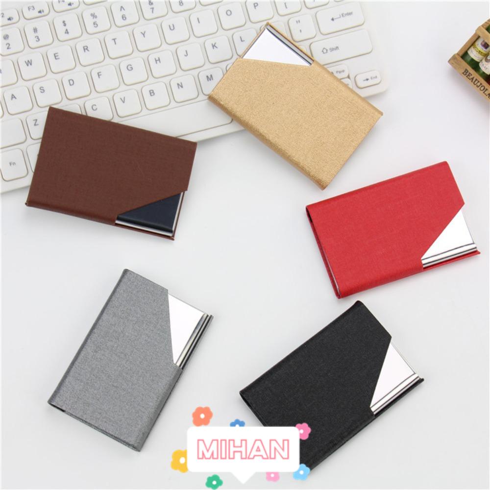 Ví Da PU Đựng Thẻ Tín Dụng / Danh Thiếp Bằng Thép Không Gỉ MIHAN1 Dành Cho Nam