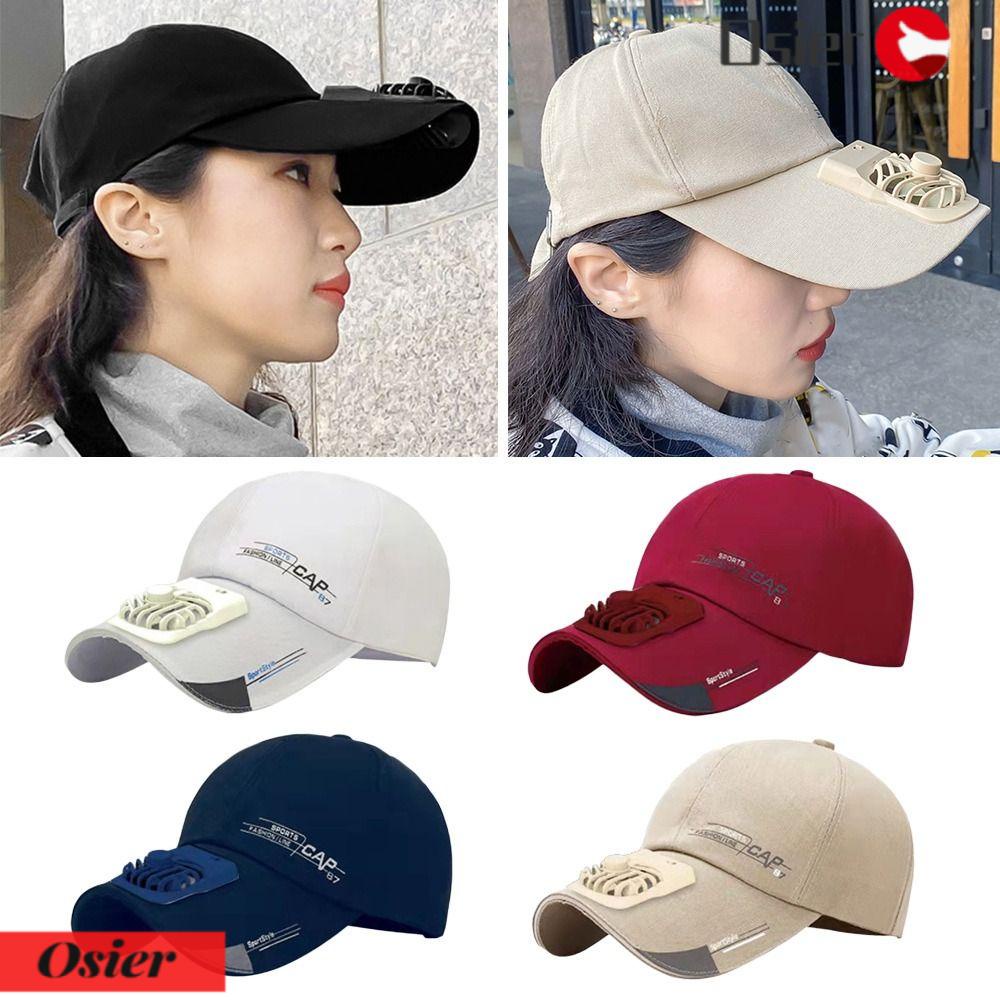 OSIER1 Mũ Chống Nắng Kèm Quạt Tiện Dụng Khi Đi Du Lịch / Leo Nú