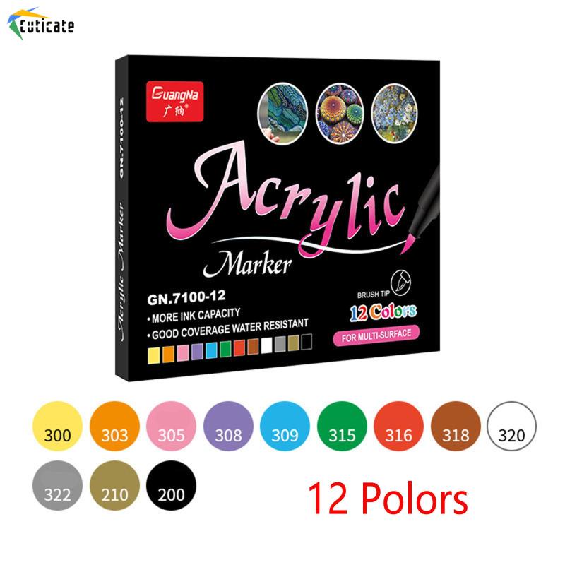 Set 1 / 24 / 36 Bút Acrylic 12 Màu