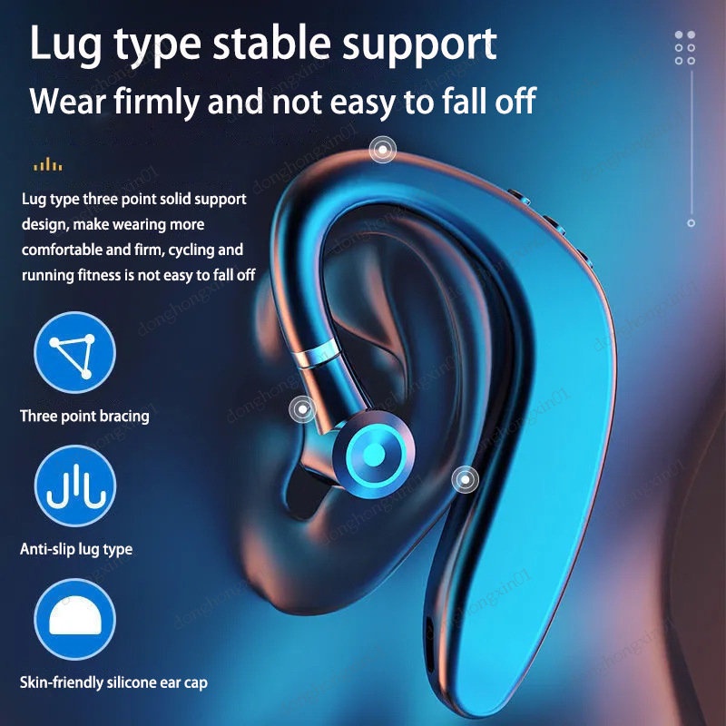 Tai Nghe Bluetooth 5.1 S109 Móc Vành Tai Phong Cách Thể Thao
