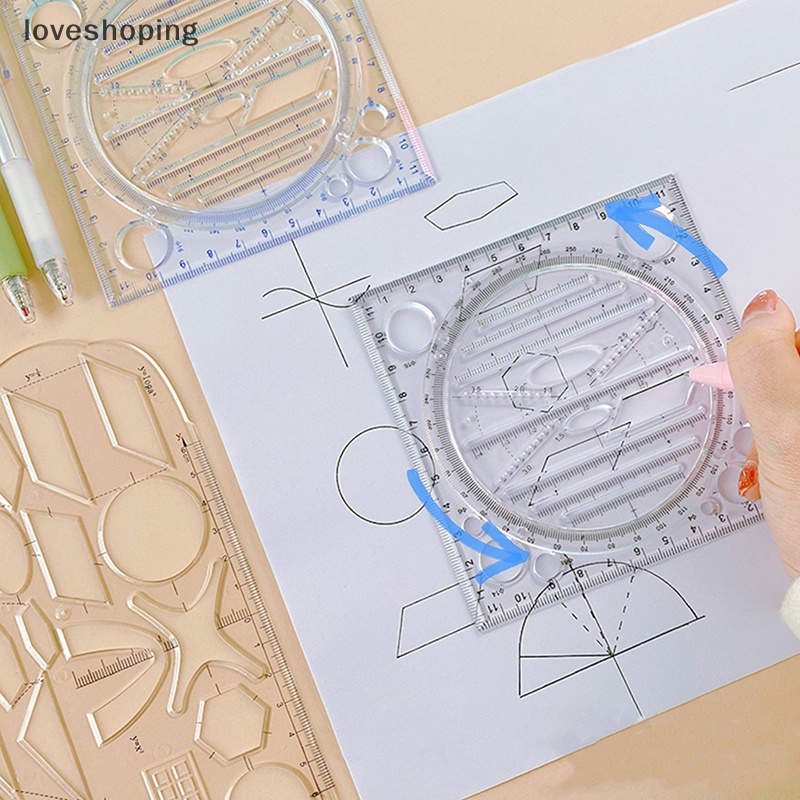 Thước Vẽ Hình Tròn / Hình Học [loveshoping]