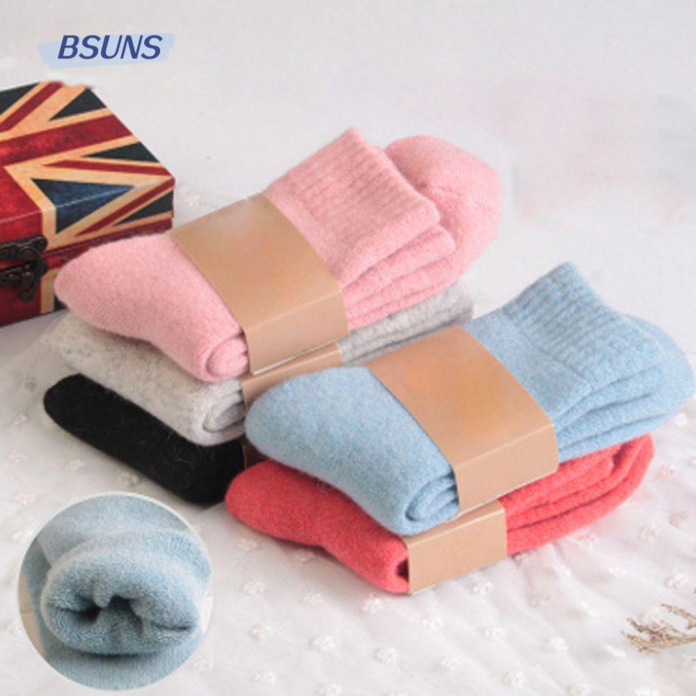 BSUNS Vớ Cotton Mềm Thoải Mái Màu Sắc Tự Nhiên Cho Nữ