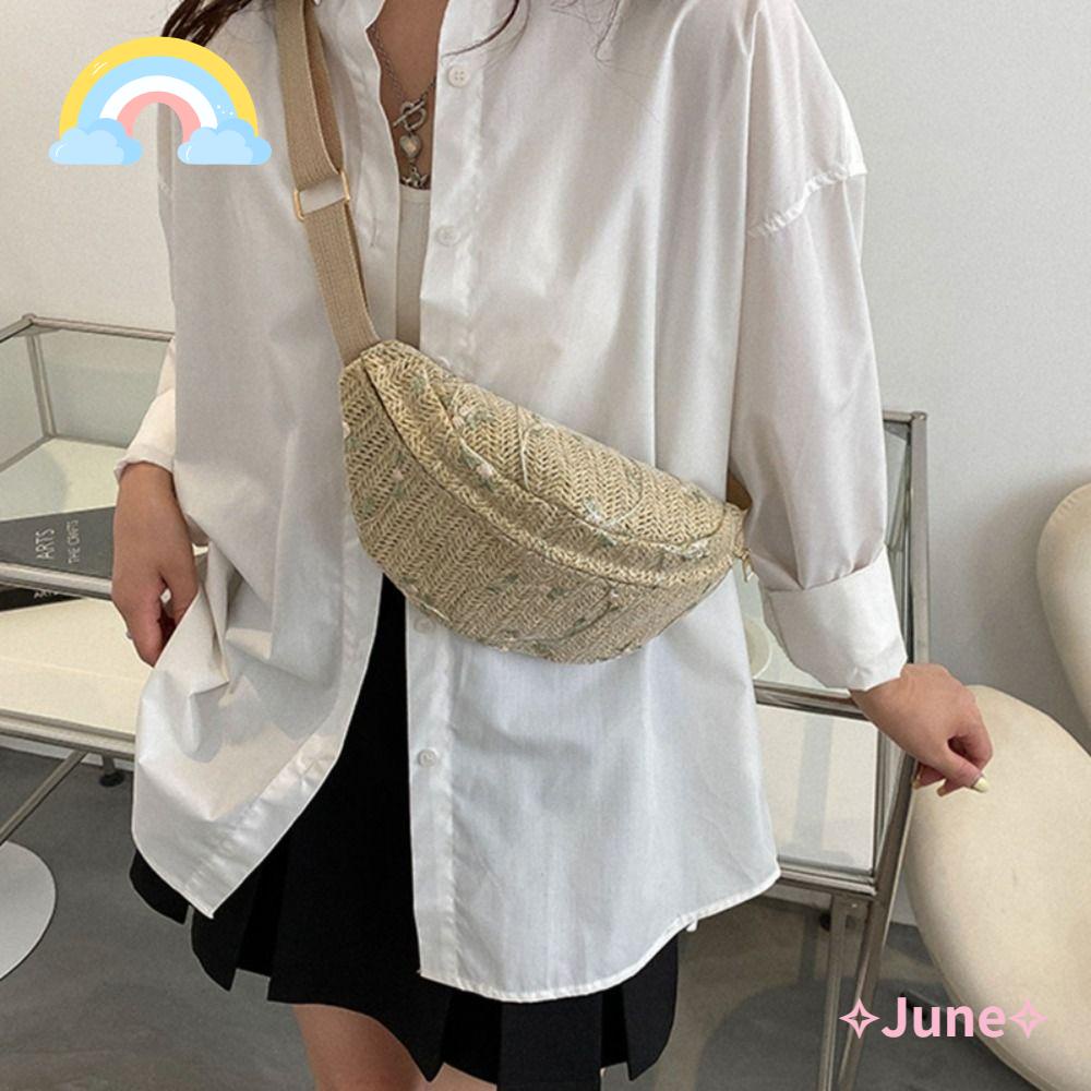 JUNE Túi Thể Thao Đeo Chéo Ngực Thời Trang Năng Động