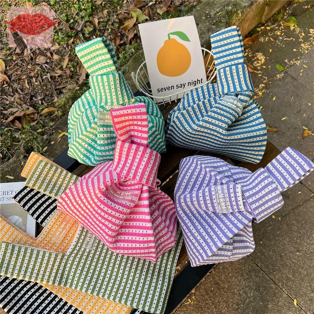 SOFTNESS Túi Xách Mini Đan Len Đeo Vai Thời Trang Xinh Xắn Cho Nữ