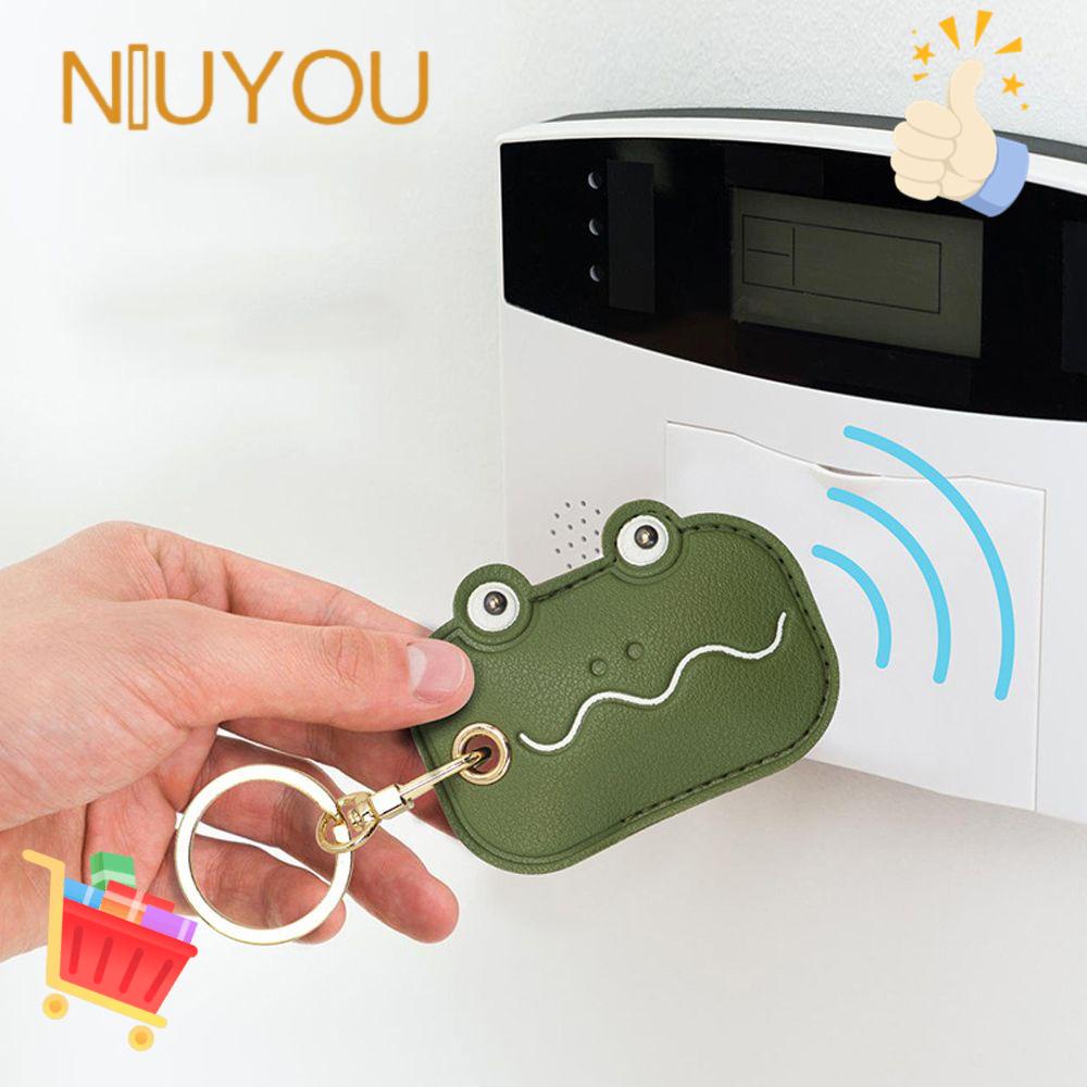 NIUYOU Bao Da Đựng Chìa Khóa Điều Khiển Truy Cập Họa Tiết Hoạt Hình