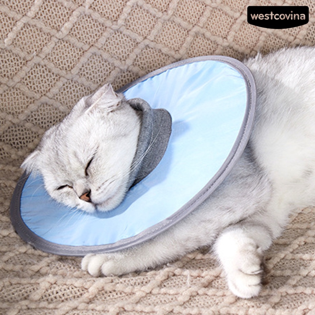 [COD]♞Vòng Đeo Cổ Bằng Polyester Thân Thiện Với Da Chống Nước Chống Liếm Có Thể Điều Chỉnh Bảo Vệ Cổ Cho Thú Cưng