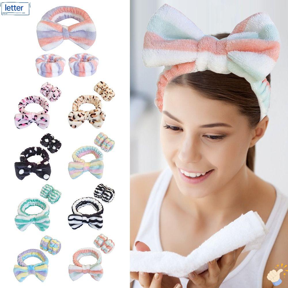 LET Băng Đô Rửa Mặt / Cánh Tay Dạng Lỏng Mềm Mại Ngăn Ngừa Chạm Khi Tập Yoga Chạy Bộ Cho Nữ