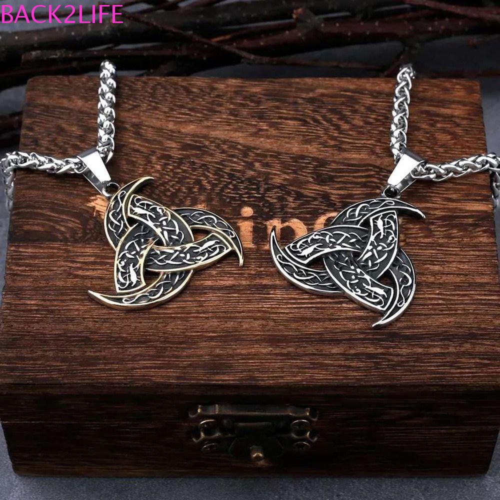 BACK2LIFE Vòng cổ Hợp Kim Thiết Kế Đơn Giản Thời Trang Cho Nam