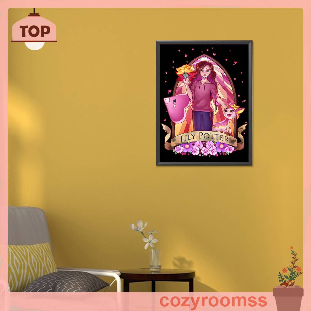 Tranh Đính Đá Kim Cương Toàn Bộ 5D DIY Hình Pokemon