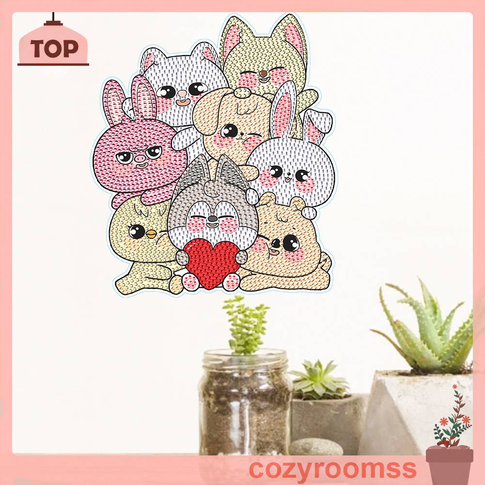 Miếng Dán Hình Động Vật Họa Tiết Mosaic Độc Đáo Trang Trí Thủ Công DIY