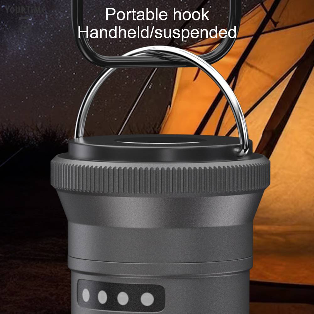 Đèn Cắm Trại Chống Thấm Nước Sạc USB Loại C 10-150LM 1800mAh