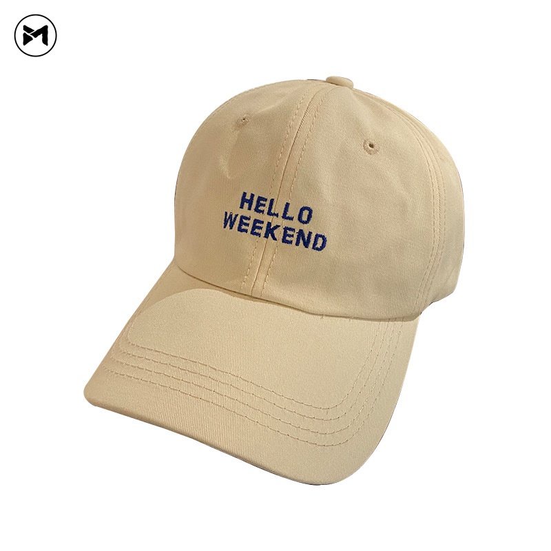 Nón Lưỡi Trai Thêu Chữ Thời Trang Hàn Quốc 2023