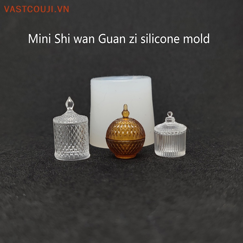 Mô Hình Hũ Kẹo / Thức Ăn Mini Bằng Silicon Độc Đáo Trang Trí Nhà Búp Bê