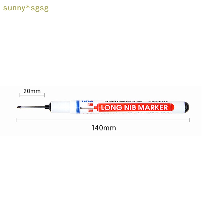 Sunny * SGSG Bút Đánh Dấu đầu dài Bút đánh dấu lỗ sâu đa năng mới