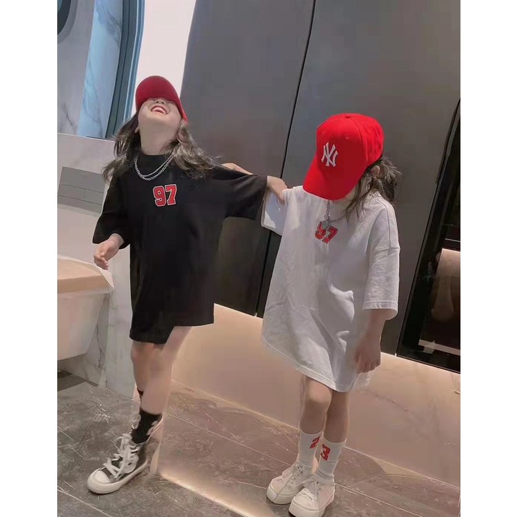 Áo Thun 100% Cotton Tay Ngắn Dáng Rộng In Hình Thời Trang Mới Cho Bé Từ 2-14 Tuổi
