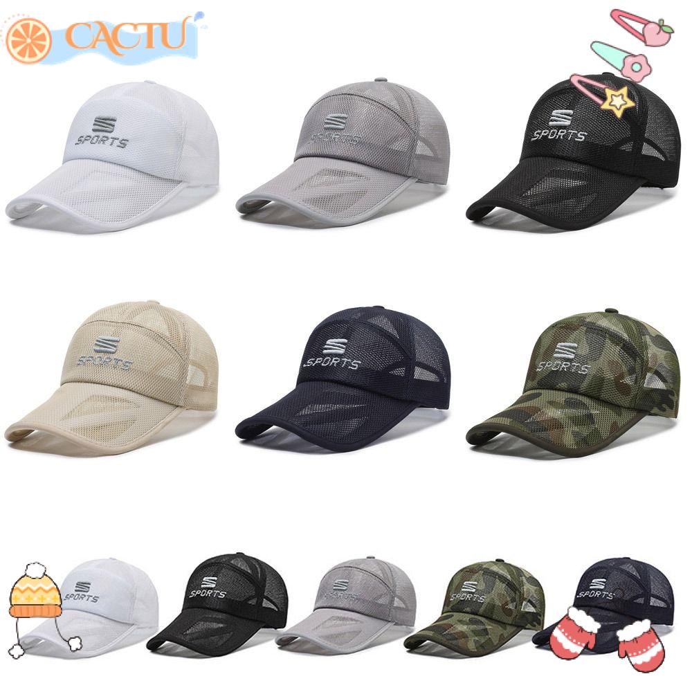 CACTU Mũ Lưỡi Trai Thoáng Khí Trọng Lượng Nhẹ Cho Nam Nữ