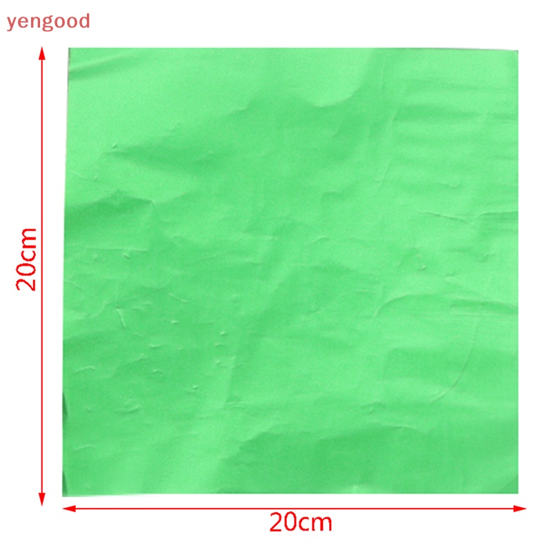 (YGD) 100 Tờ Giấy Nhôm 20 * 20cm Gói Kẹo Sô Cô La Đám Cưới