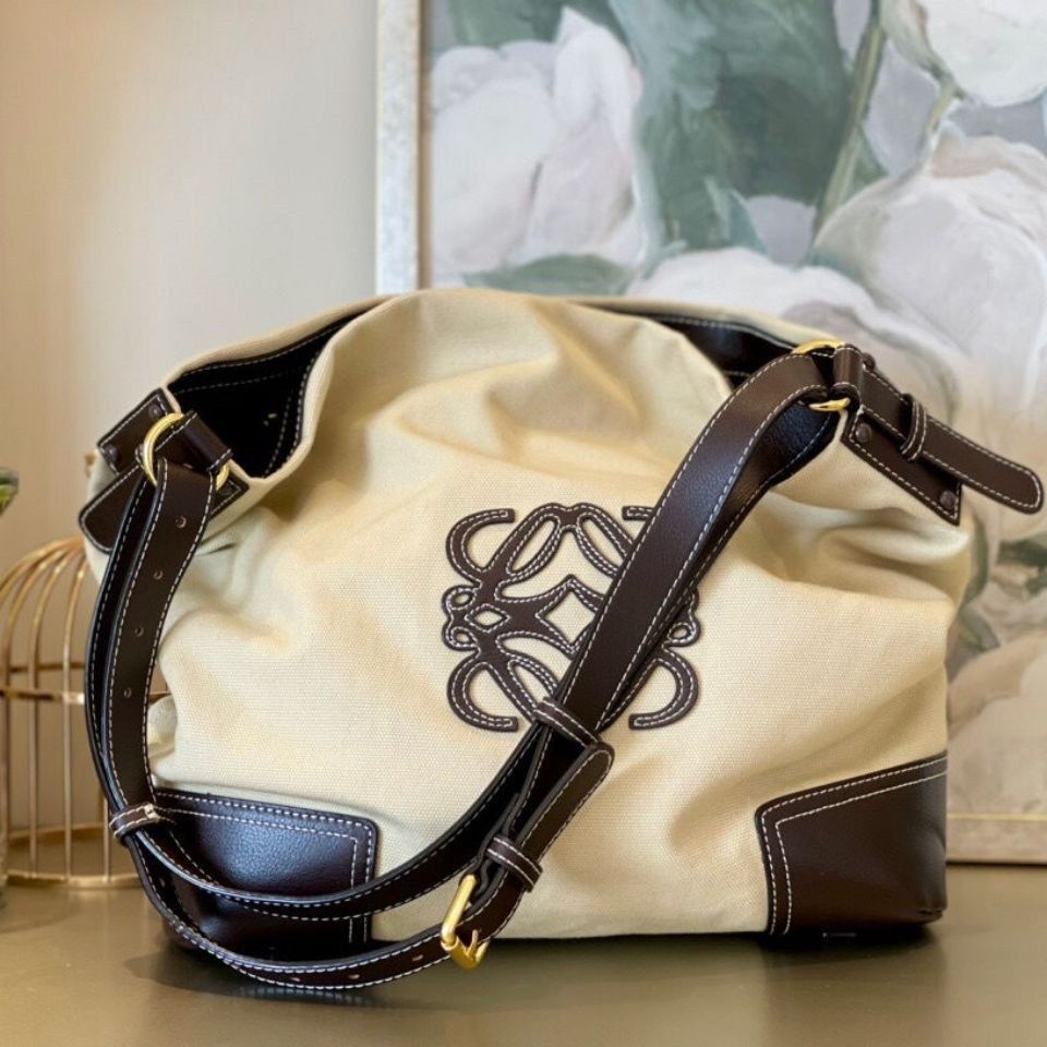 LOEWE 2023 new big tote autumn women's bag shoulder crossbody large capacity bucket bag FMPA