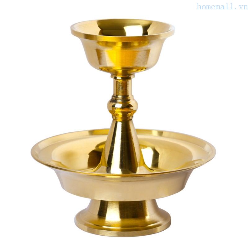 Cốc Đồng Đánh Bóng Phong Cách Phật Giáo Tây Tạng